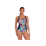 Zoggs Kuringai Ruched Front Swimsuit