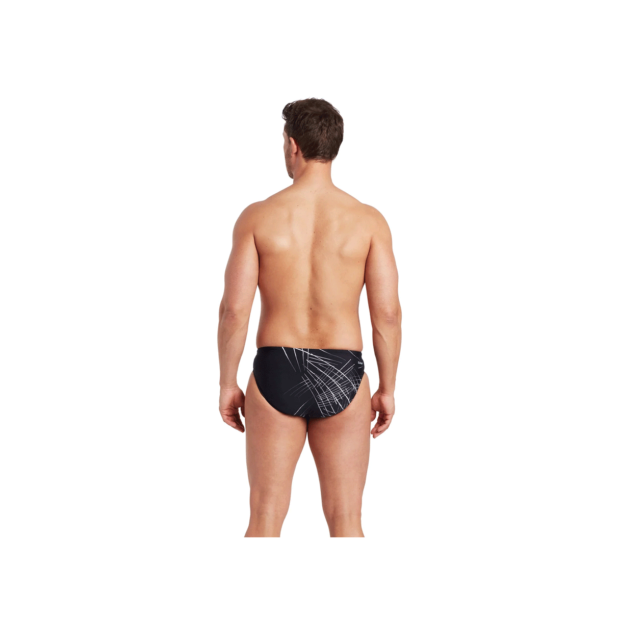 Zoggs Mens Etch Racer Swimming Trunks