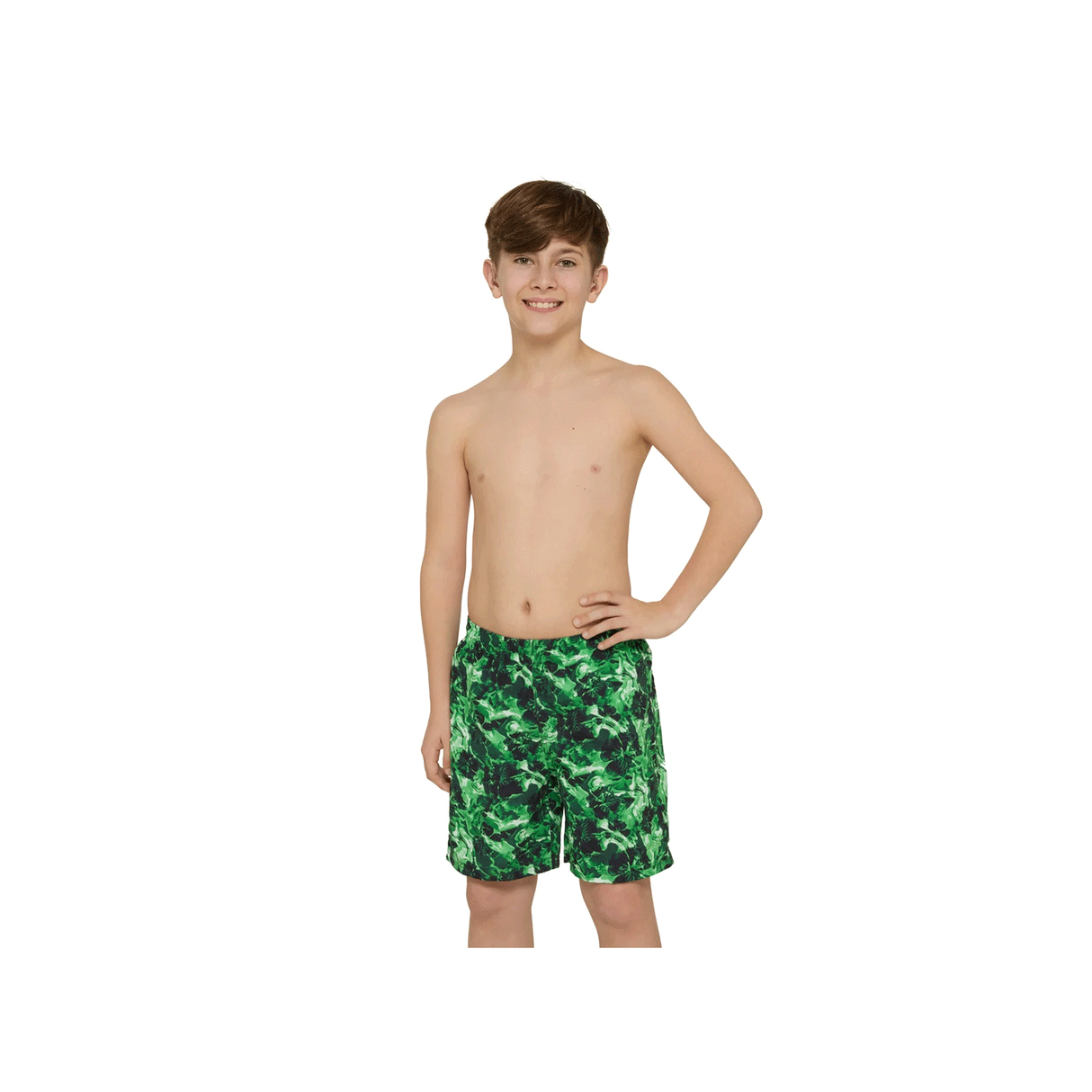 Zoggs Boys Hydro 15" Black Water Swim Shorts