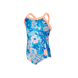 Zoggs Girls Bahia Ruffle Crossback Swimsuit