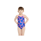 Zoggs Girls Disco Vibe Texback Swimsuit