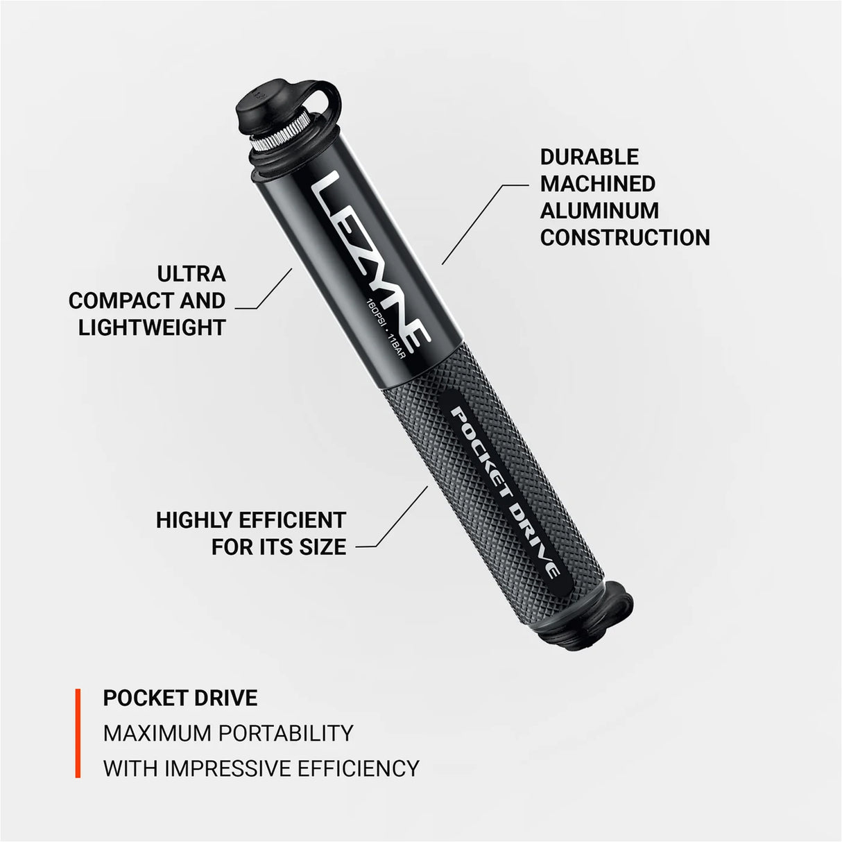 Lezyne Pocket Drive Hand Pump