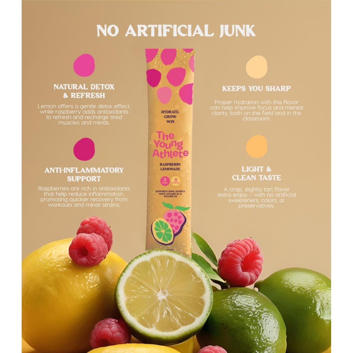 The Young Athlete Electrolytes Drink Mix (15 x 3.8g)