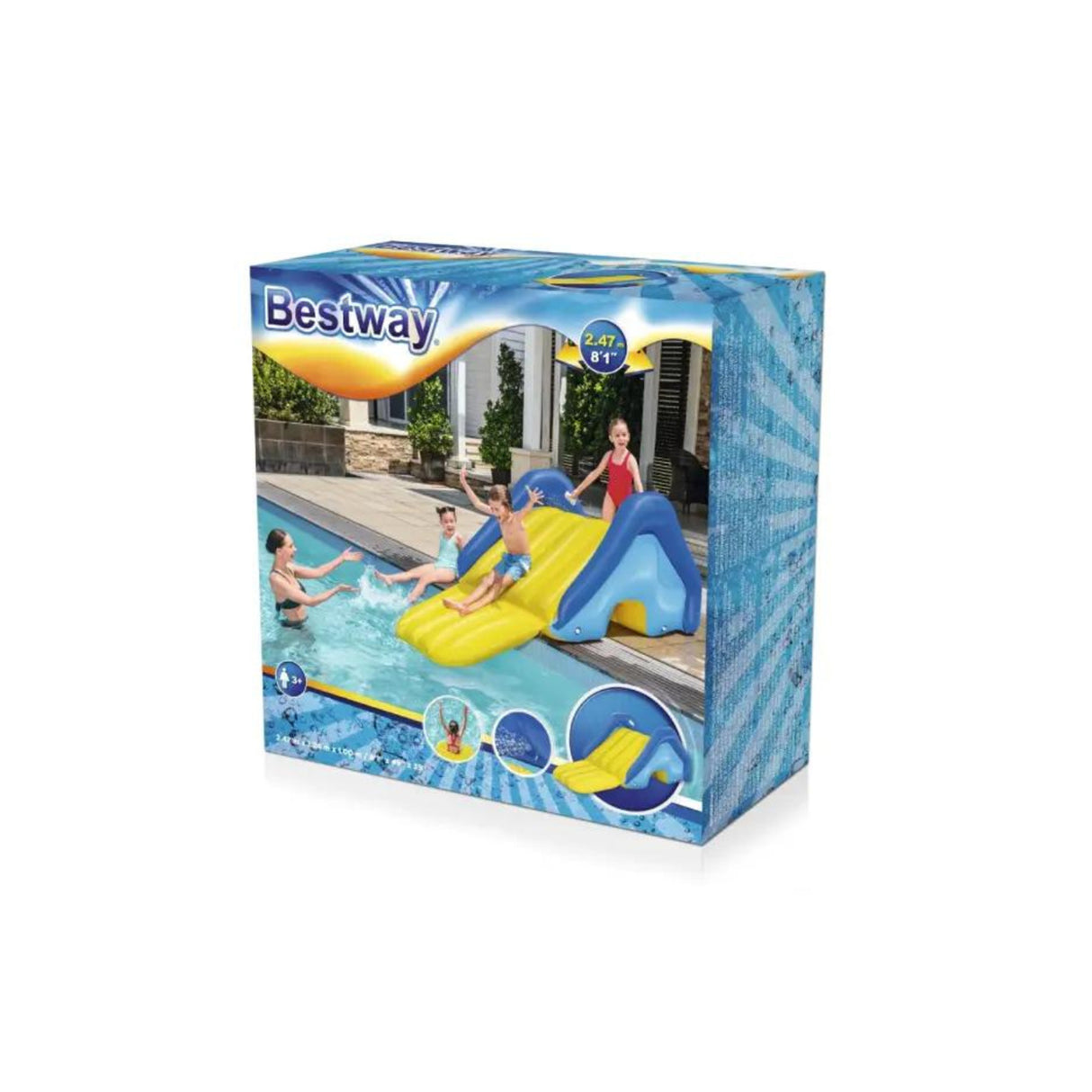 Bestway Giant Inflatable Pool Water Slide