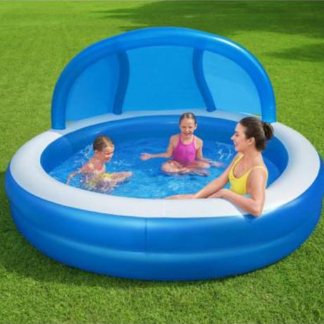 Bestway Summer Days Inflatable Family Pool with UV Careful Sunshade