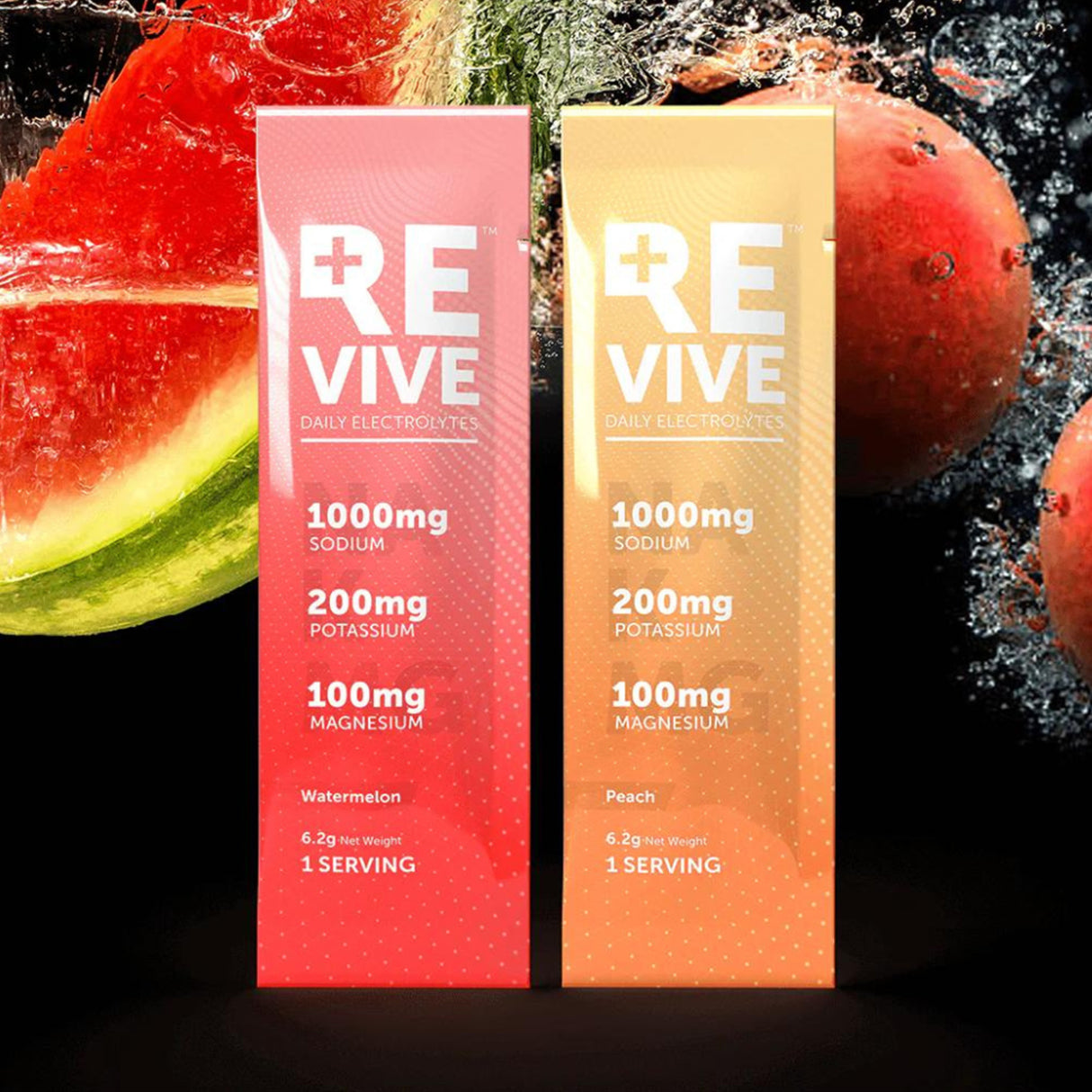 Revive Daily Electrolytes Mixed Peach & Watermelon (30 x 6.2g)