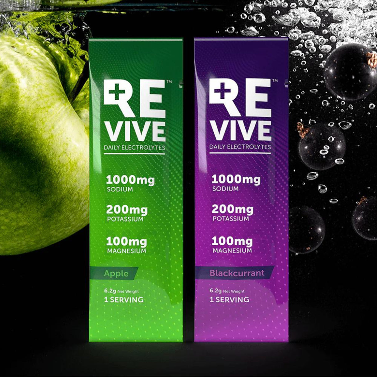 Revive Daily Electrolytes Blackcurrant & Apple (30 x 6.2g)