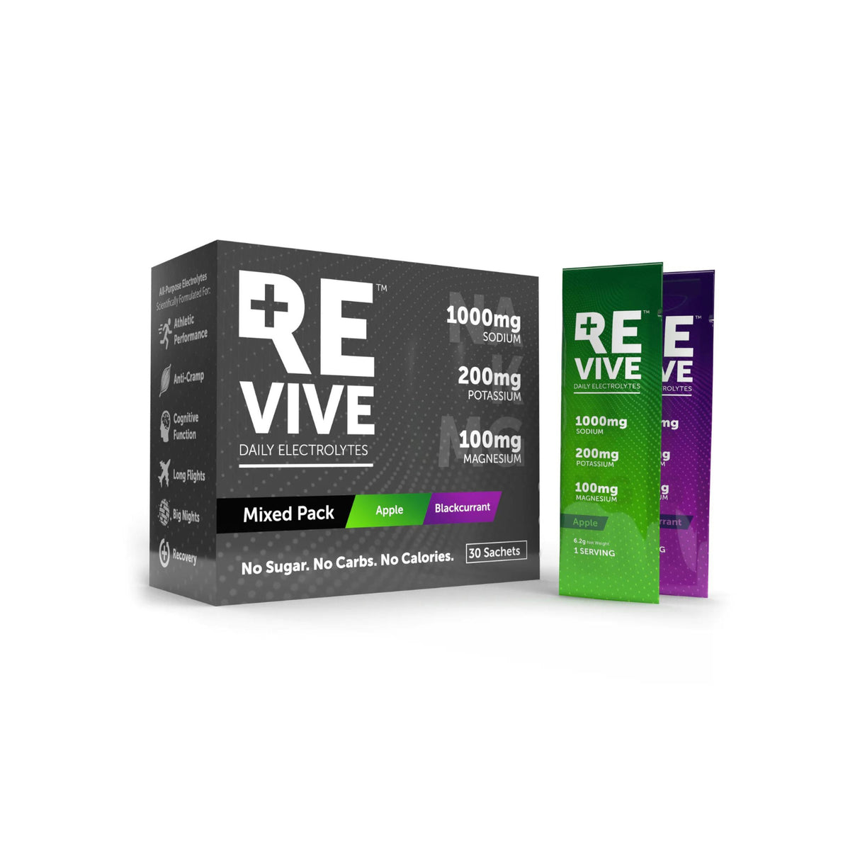 Revive Daily Electrolytes Blackcurrant & Apple (30 x 6.2g)