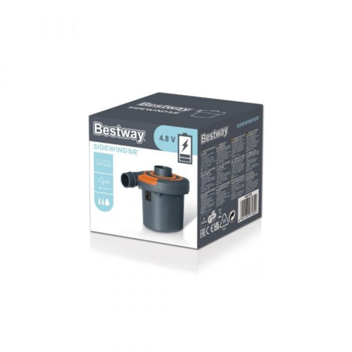 Bestway Airpump Rechargeable Sidewinder 4.8V