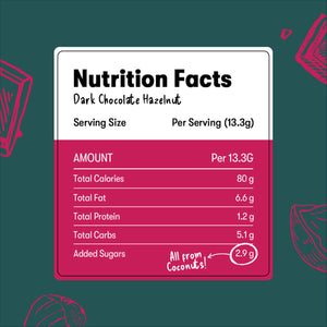 Plaay 70% Dark Chocolate Hazelnut Slab (6 x 80g)