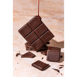 Plaay 70% Dark Chocolate Sea Salt Slab (6 x 80g)