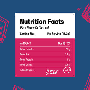 Plaay 70% Dark Chocolate Sea Salt Slab (6 x 80g)
