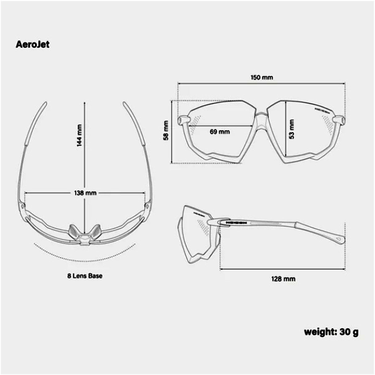 Scicon Aerojet Titanium Sport Performance Sunglasses