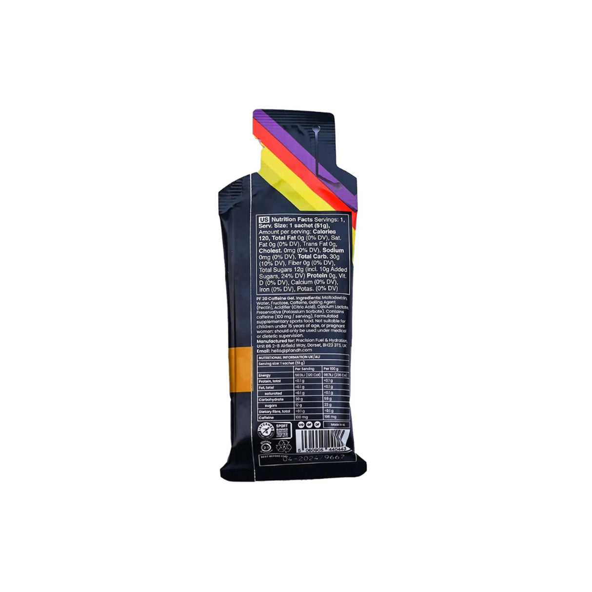 Precision Fuel PF 30 Gel Caffeine (1 x 51g)