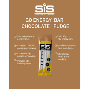 SIS Go Energy Bar Mini Chocolate Fudge (30 x 40g)