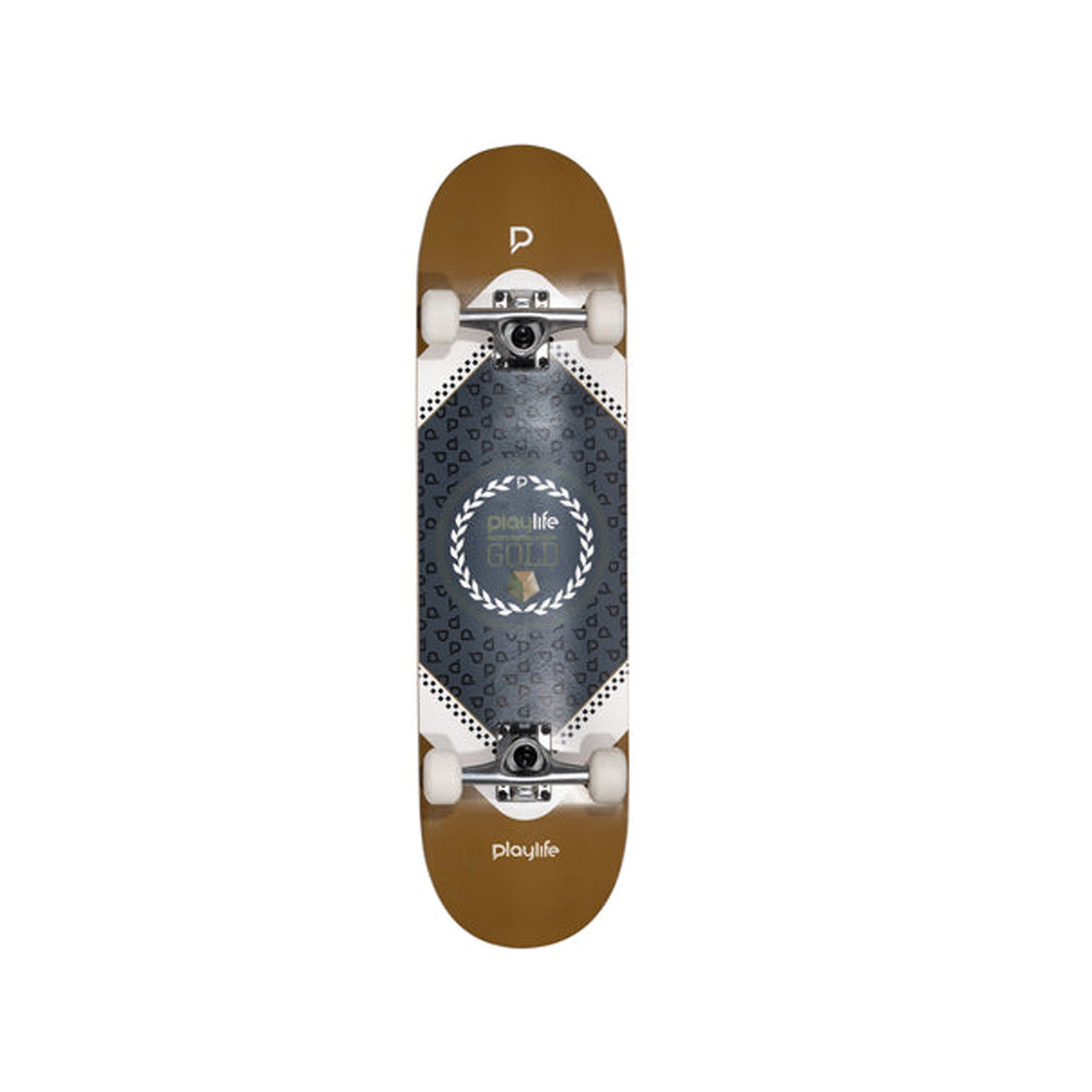 Powerslide Playlife Heavy Metal Gold Skateboard