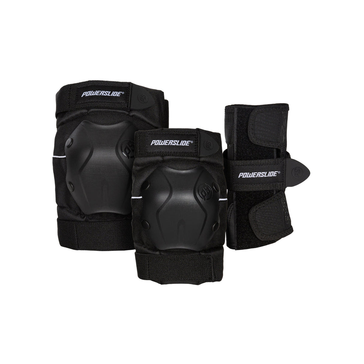 Powerslide Standard Black Set Protective Gear