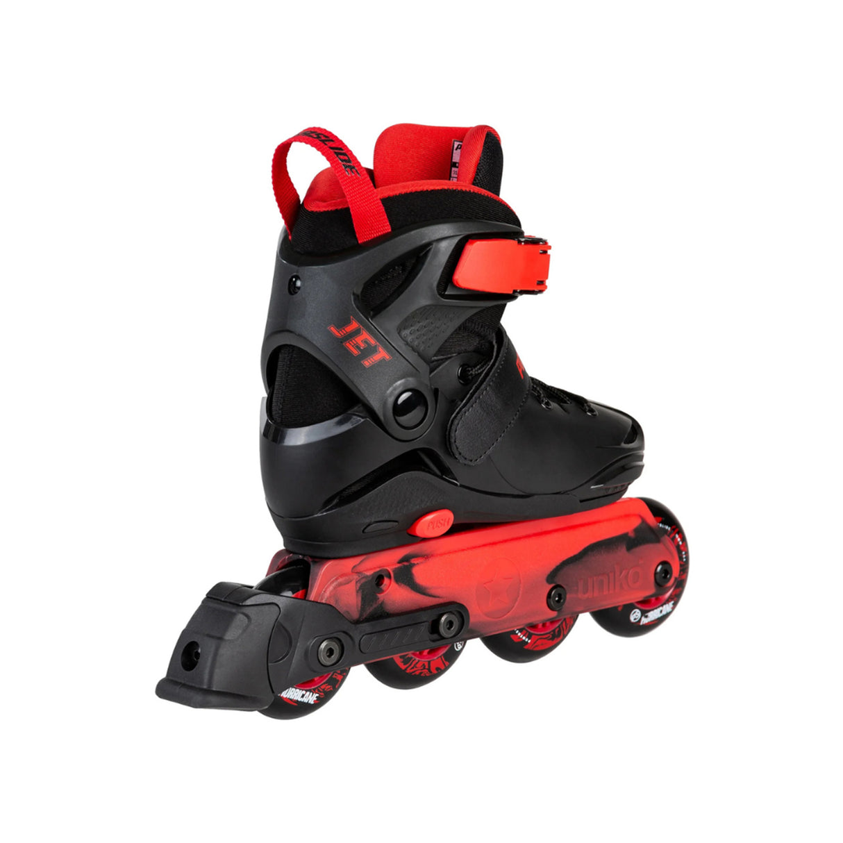 Powerslide Jet Black Adj Skates