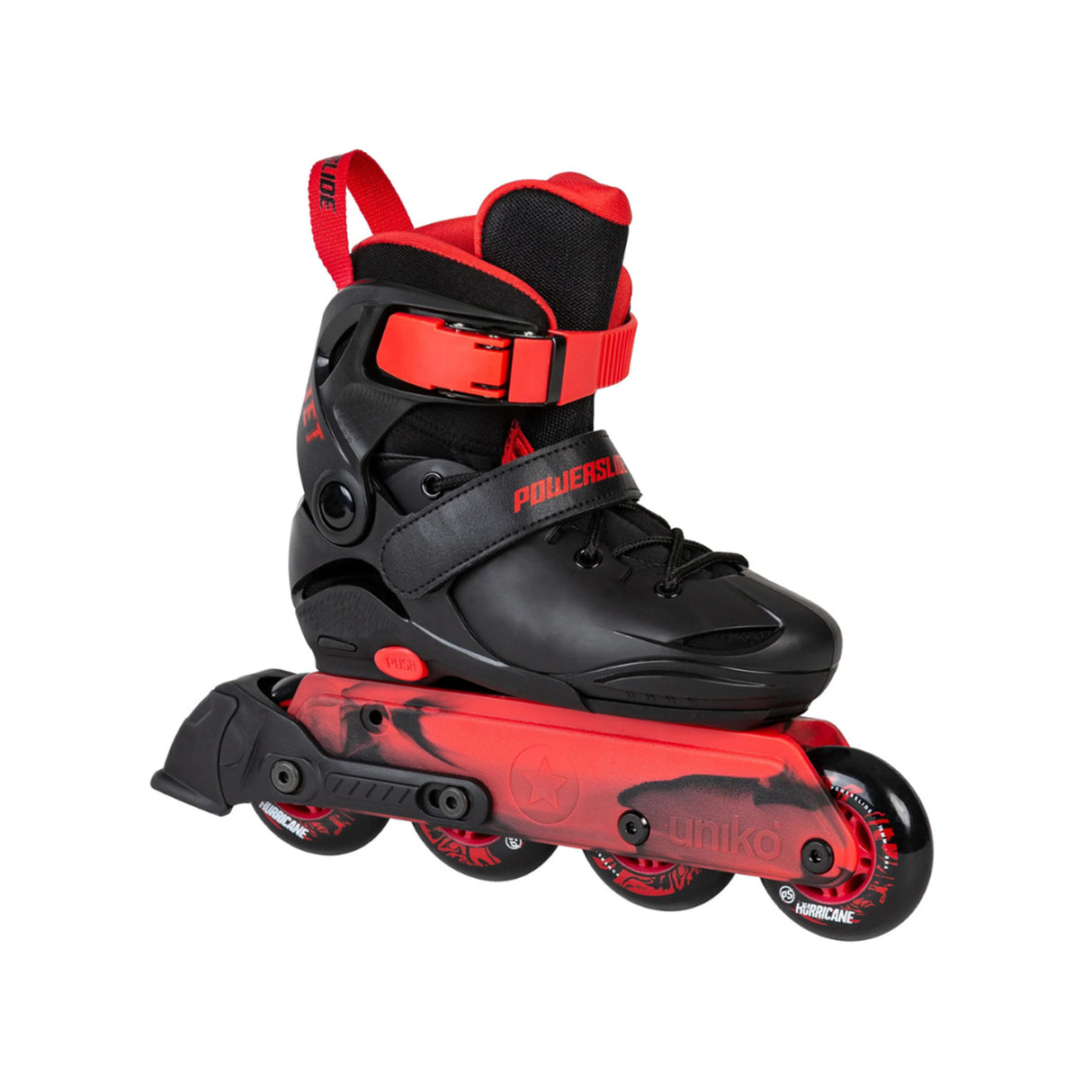 Powerslide Jet Black Adj Skates