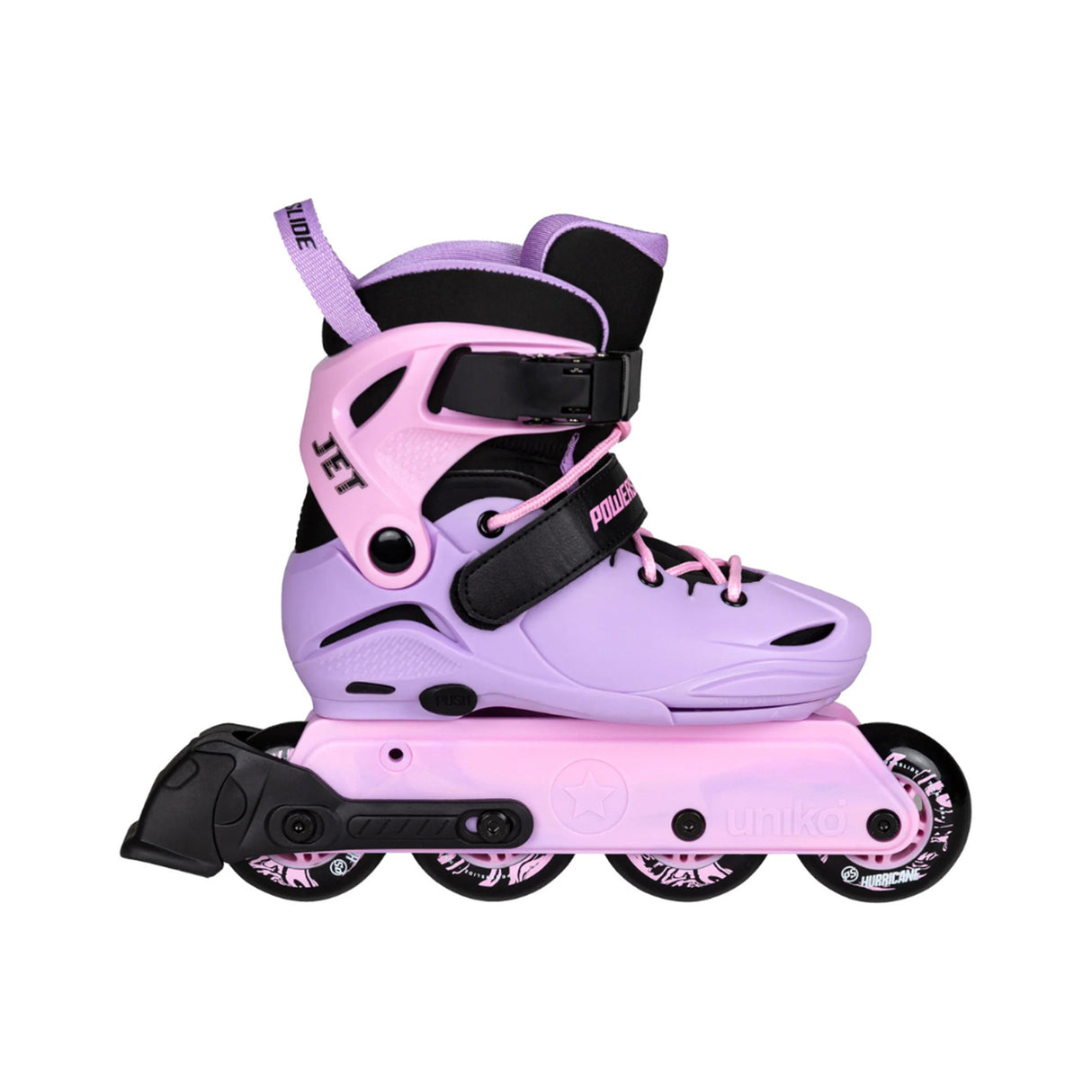Powerslide Jet Black Adj Skates
