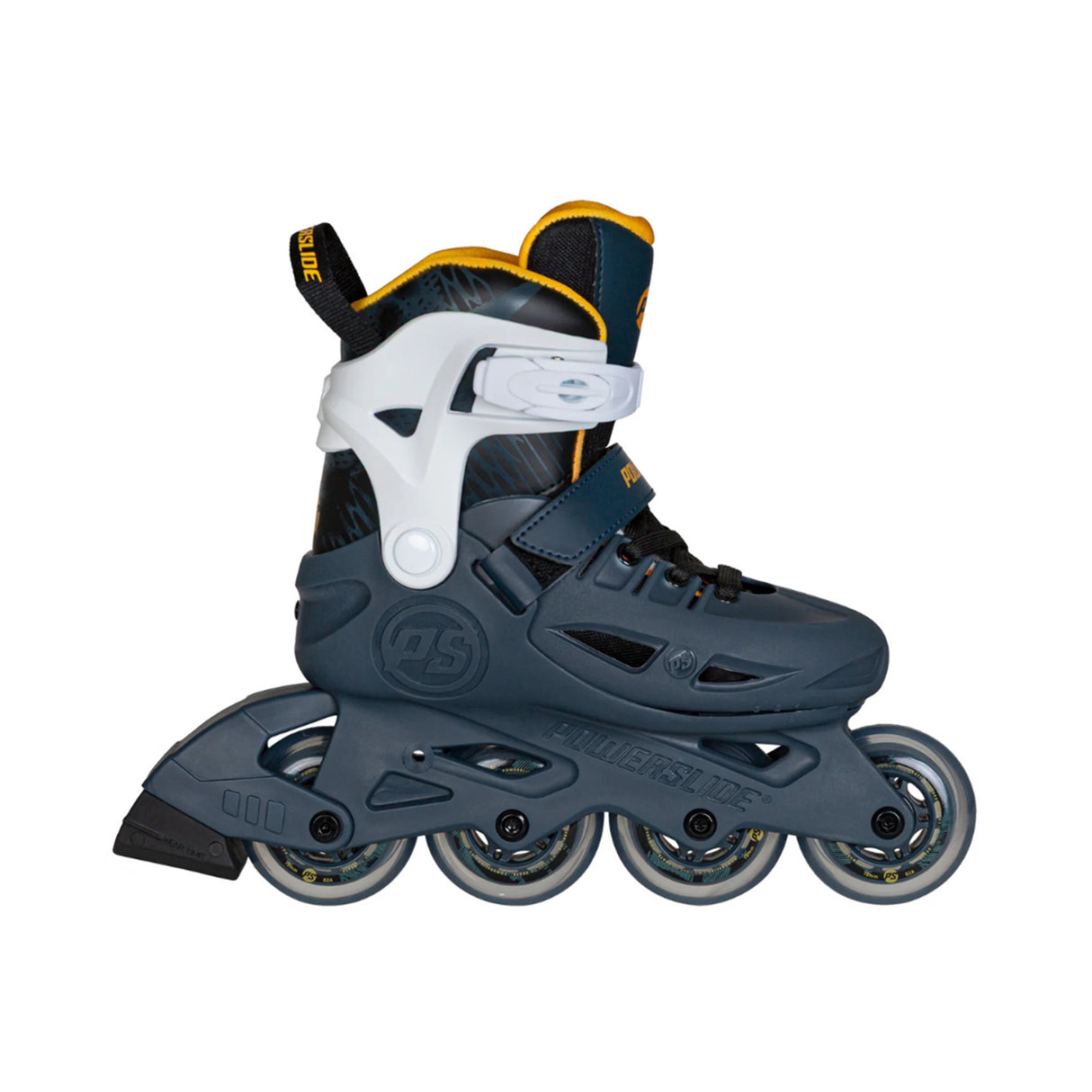 Powerslide Jet Black Adj Skates