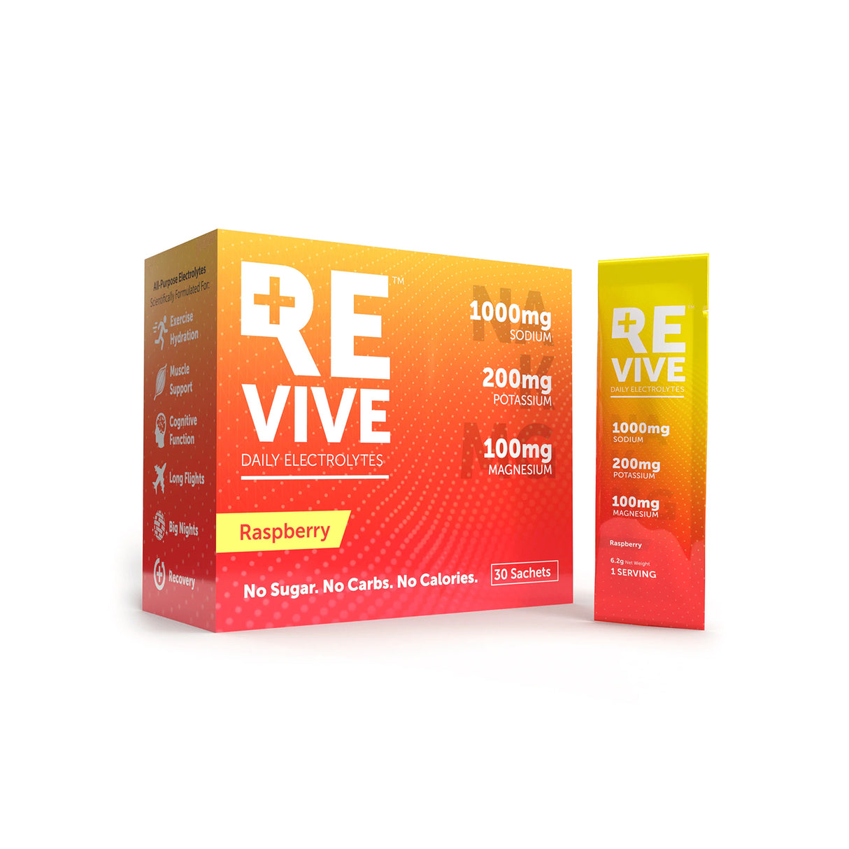 Revive Daily Electrolytes Raspberry (30 x 6.2g)