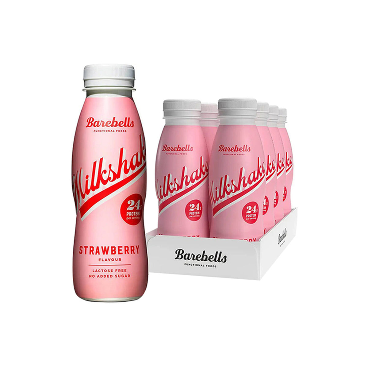 Barebells Protein Milkshake Strawberry (8 x 330ml)