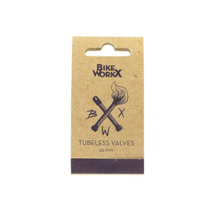 Bike WorkX Tubeless Valves (45mm x 2)