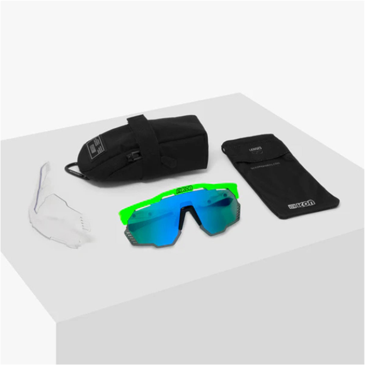 Scicon Tadej Pogacar Aeroshade Kunken Green Fluo Edition