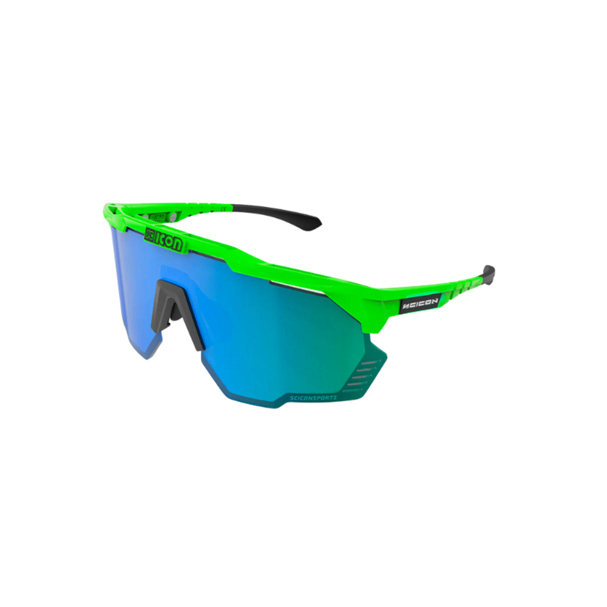 Scicon Tadej Pogacar Aeroshade Kunken Green Fluo Edition