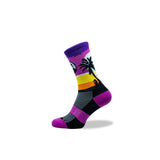 Grumpy Monkey Purple Island Socks