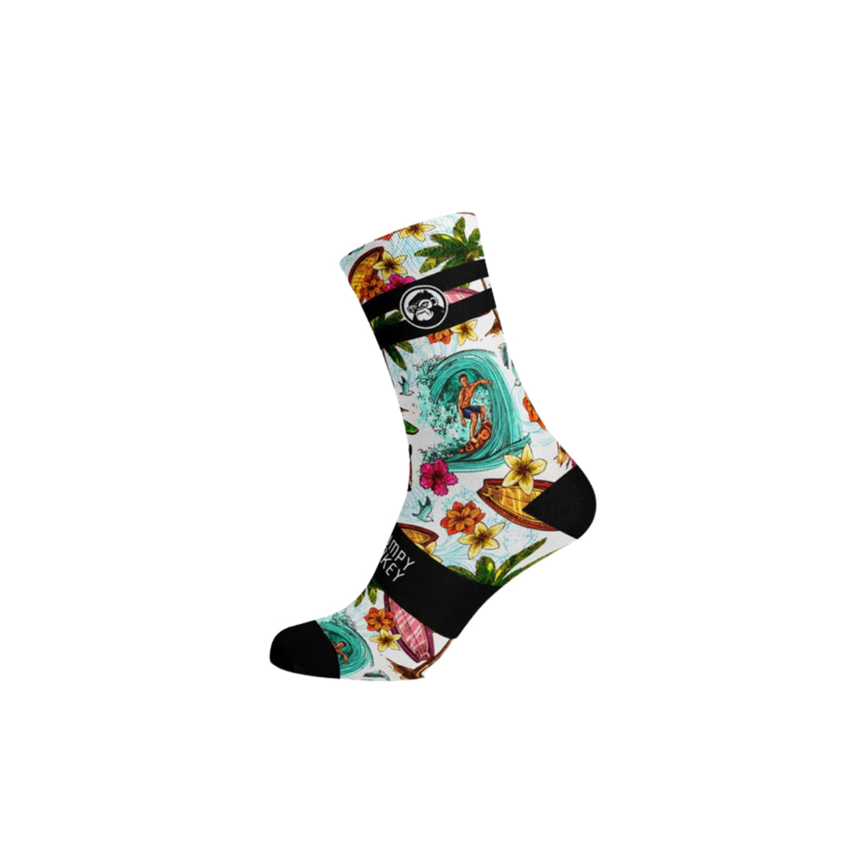 Grumpy Monkey Riptide Socks