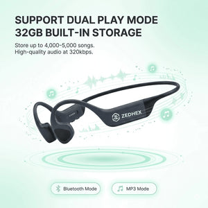 Zedhex Motion Headphone H10 Pro Open Ear Bone Conduction