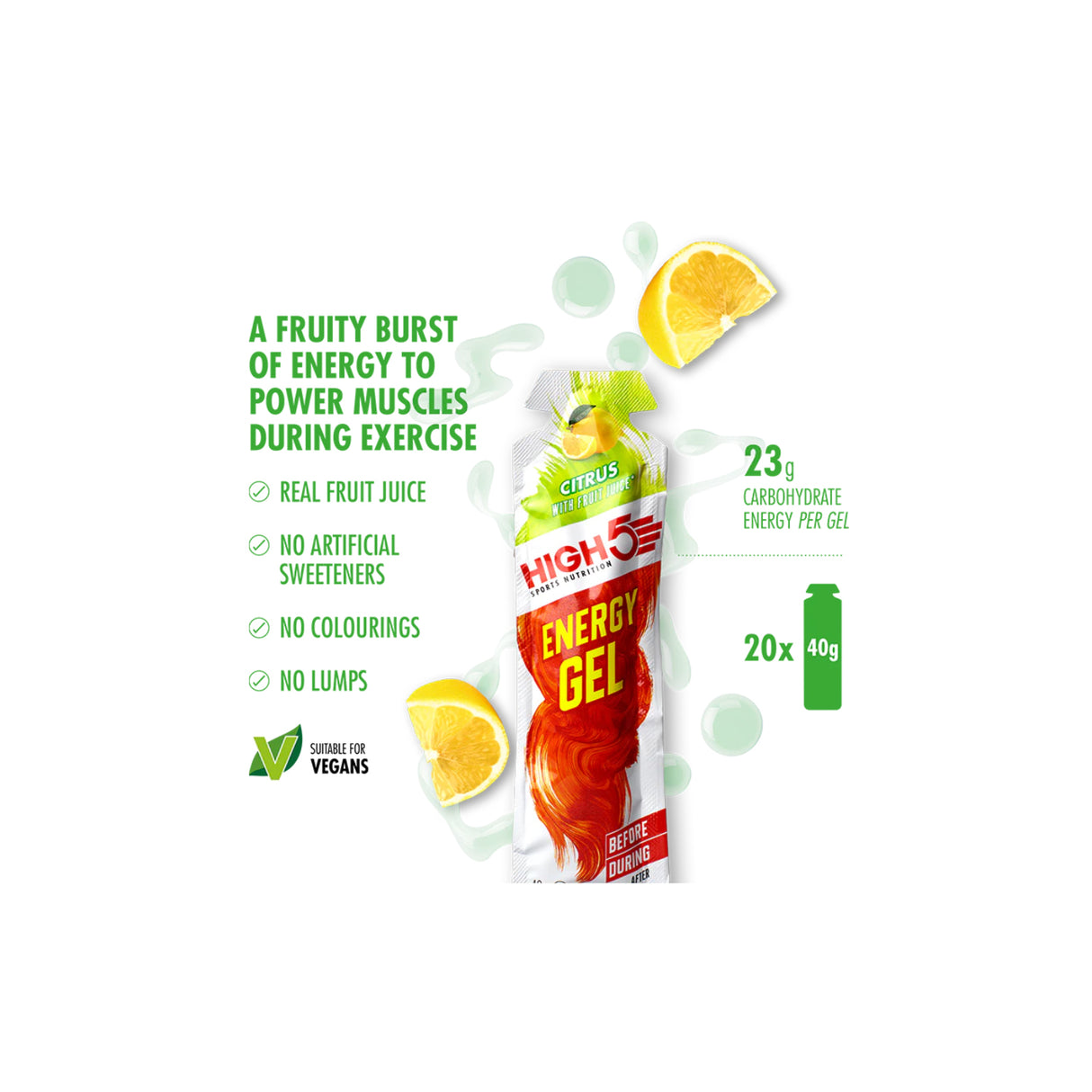 High5 Energy Gel (20 x 40g)