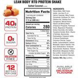 Lean Body Ready-to-Drink Protein Shake Salted Caramel (12 x 500ml)