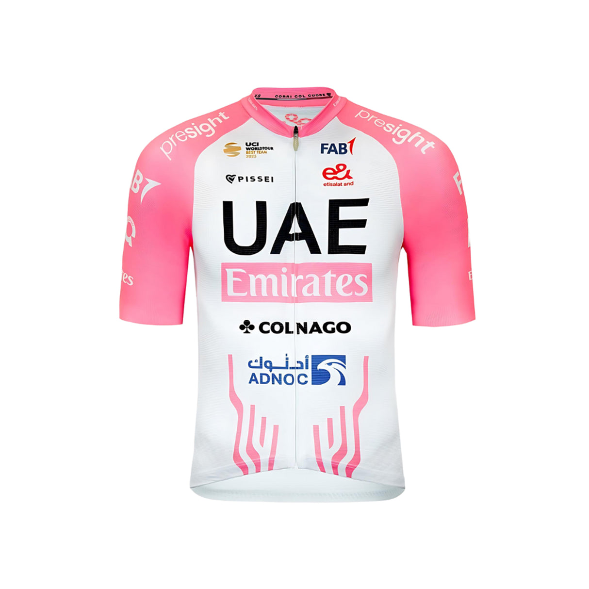 Pissei UAE Team Emirates Replica Giro D' Italia Jersey 2024 L