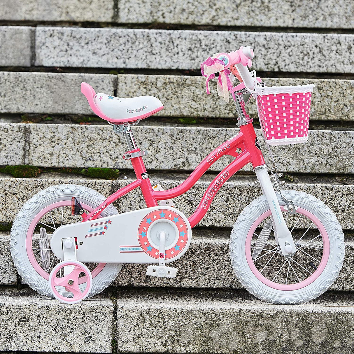RoyalBaby 16" Stargirl Bicycle Pink