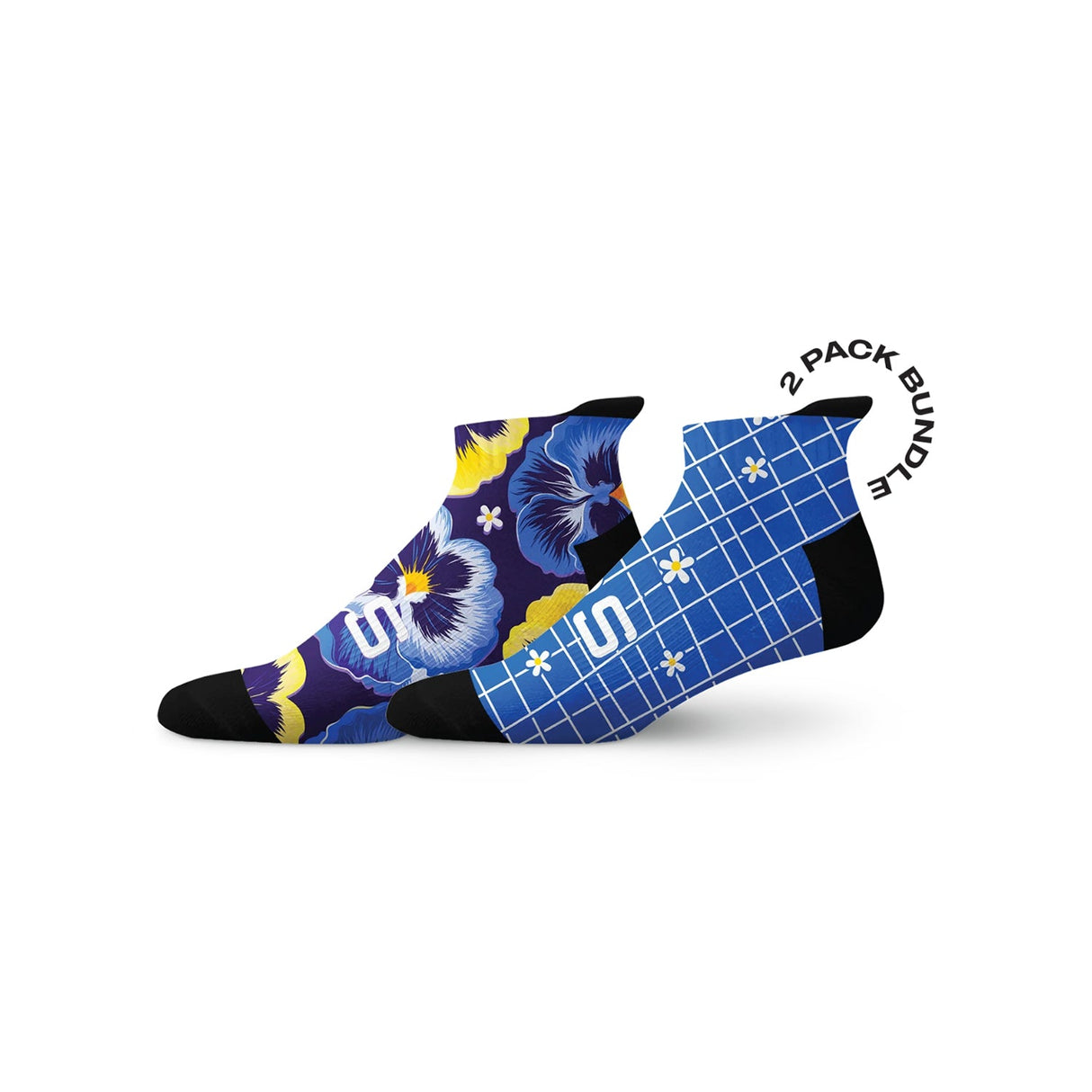 SOX Pansy Tab Combo Socks