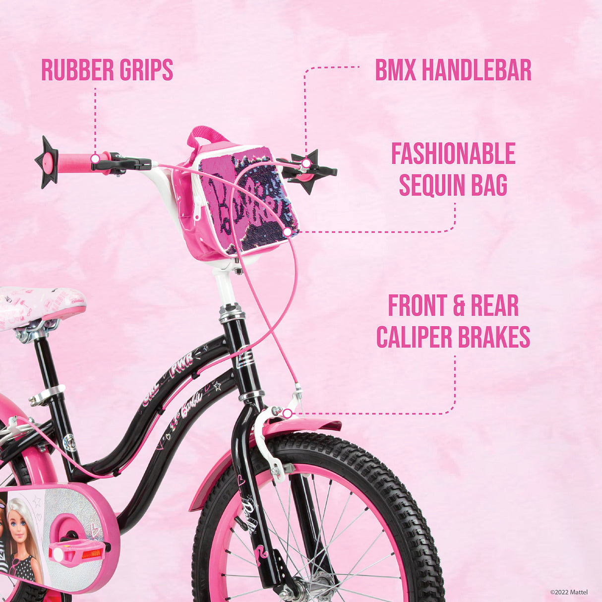 Spartan 18" Barbie Girl Power Bicycle