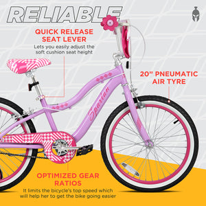 Spartan 20" Serena Bicycle w/ Training Wheels