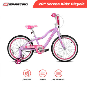 Spartan 20" Serena Bicycle w/ Training Wheels