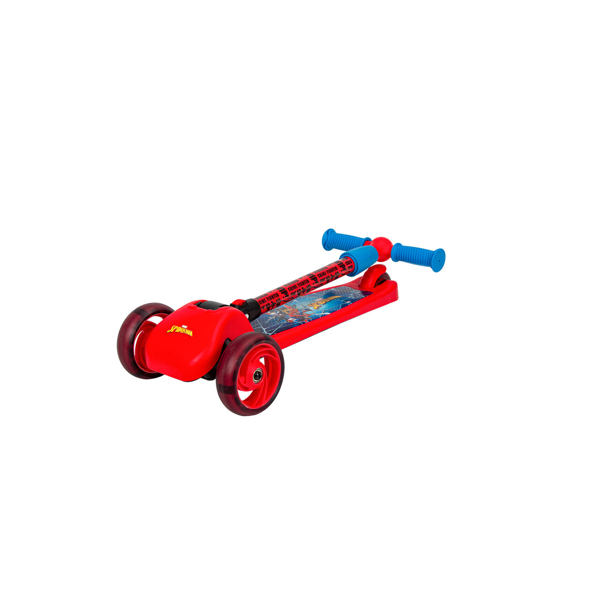 Spartan Disney Spiderman 3-Wheel Light Up Scooter