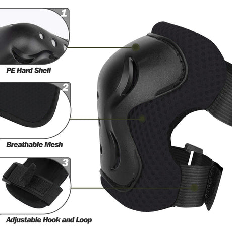 Spartan Knee, Elbow and Wrist Protective Set