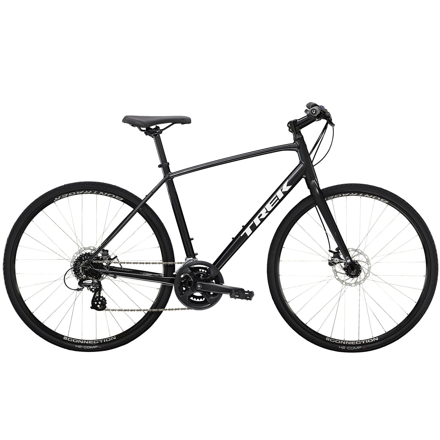 Trek black and white bike sale