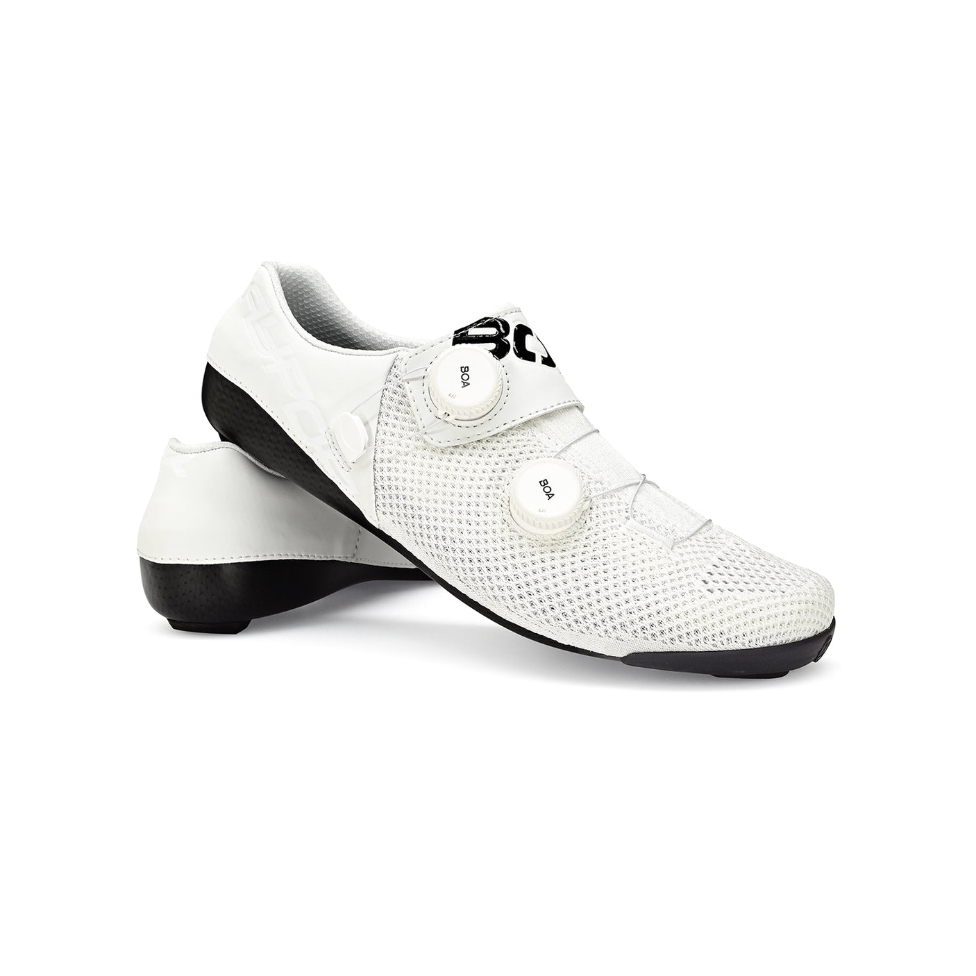Bont Vaypor Knit White Road Shoes