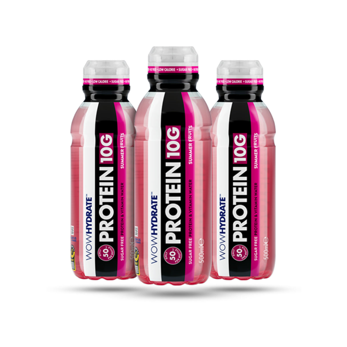 WOWHydrate Protein Water - Summer Fruits (12 x 500ml)