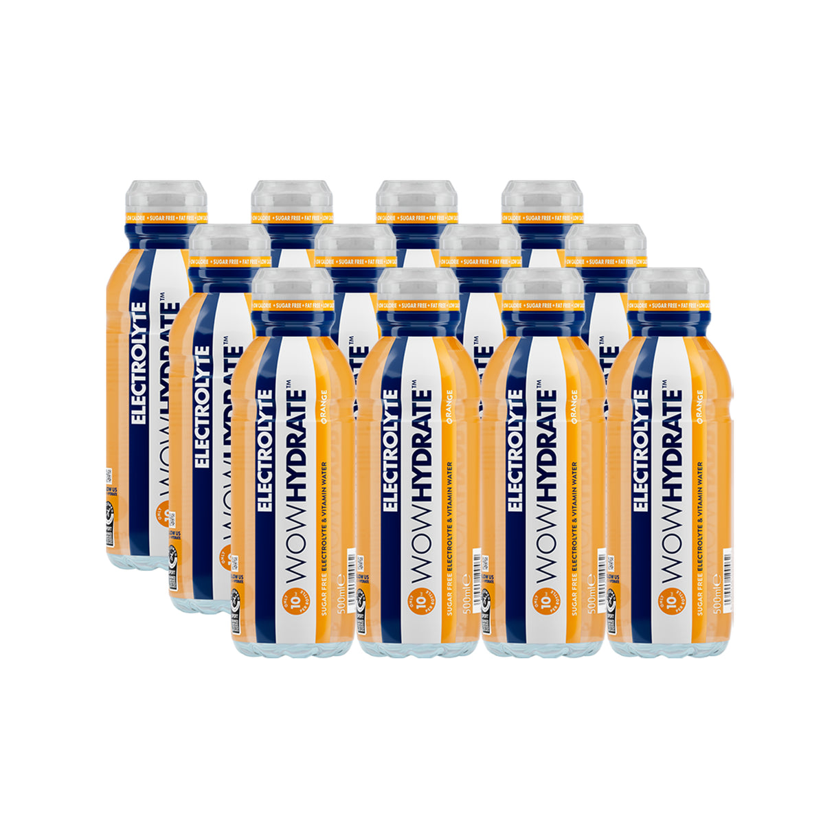 WOWHydrate Electrolyte - Orange (12 x 500ml)