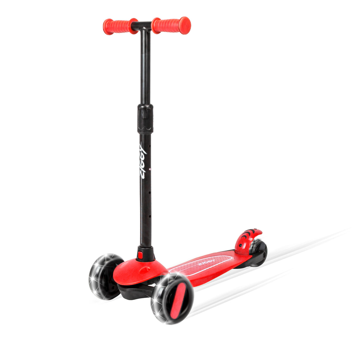 Ziggy 3-Wheel Tilt Scooter With LED lights