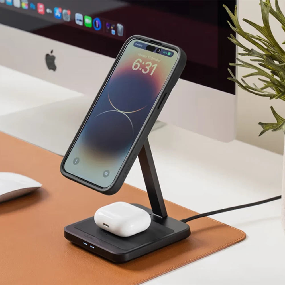 Quad Lock Dual MAG Desktop Wireless Charger