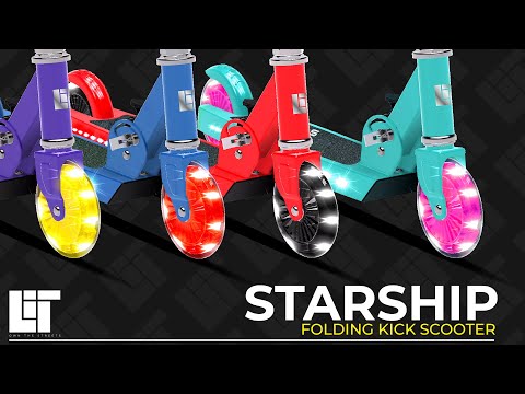 Lit Starship 2 Wheel Scooter